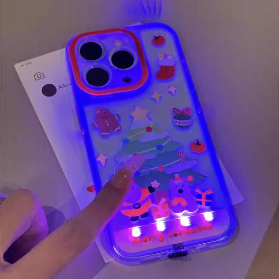 Glowing Christmas Tree Phone Case for iPhone - Funoky