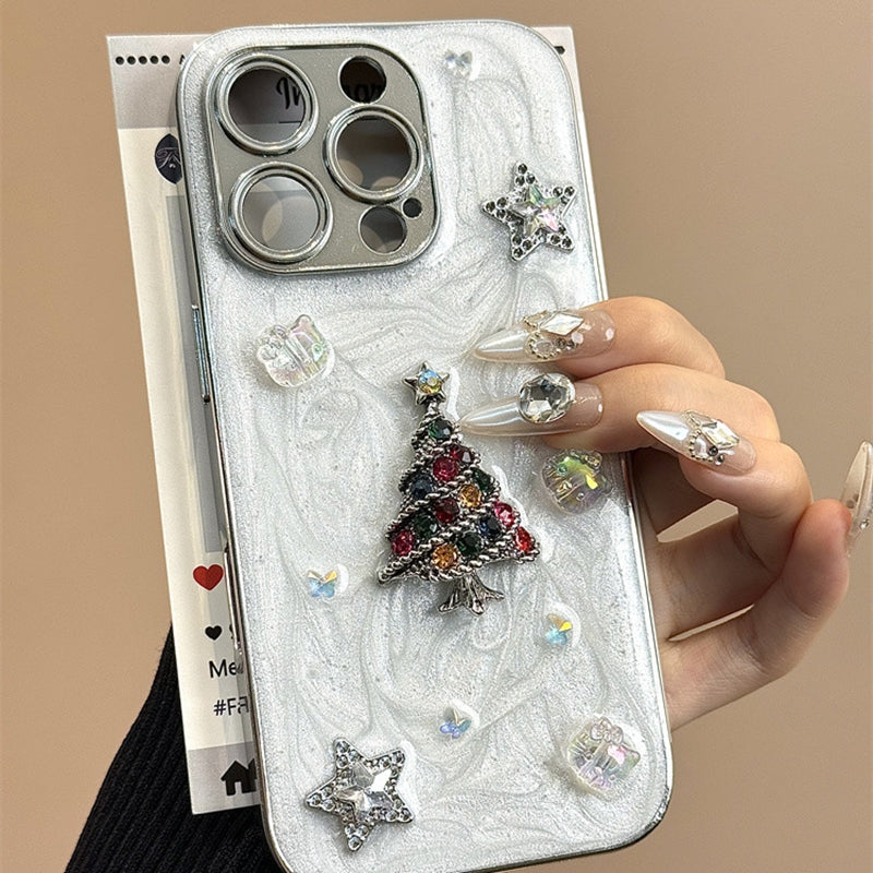 Charming 3D Christmas Tree Phone Case for iPhone - Funoky