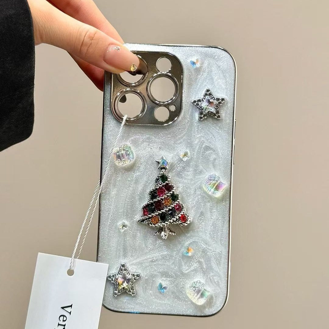 Charming 3D Christmas Tree Phone Case for iPhone - Funoky