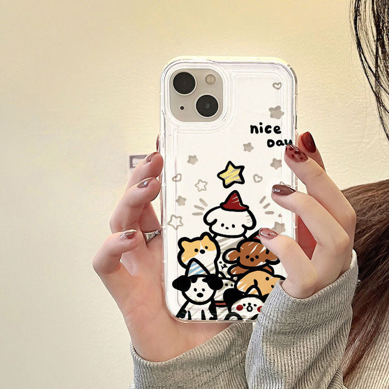 Fun Christmas Dog Phone Case For iPhone - Funoky