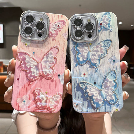 3D Butterfly Lucky Phone Case for iPhone - Funoky